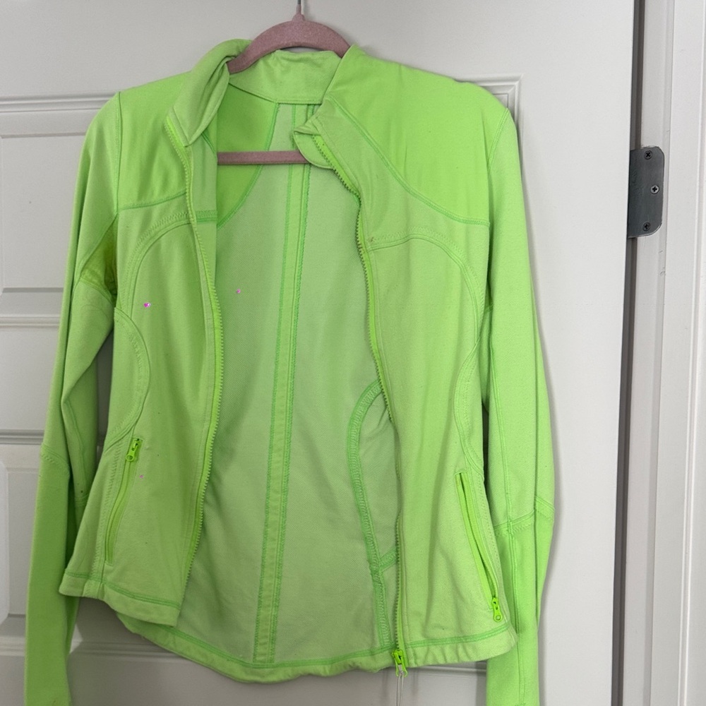 Lululemon Athletica Neon Green Ski Jacket